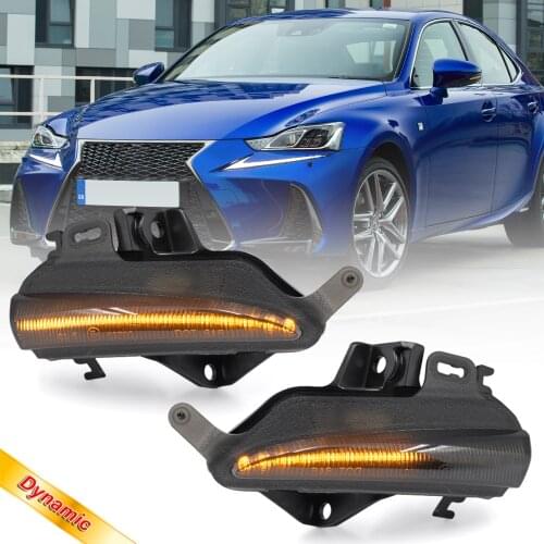 Sequential Led Side Mirror Blinker Lamp Turn Signal Indicator light For Lexus Lexus IS 300 350 ES LS RC F 2013-2018