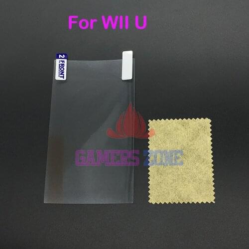 Clear Anti-Scratch Clear Screen Protector Film For Nintendo Wii U Gamepad Remote Controller