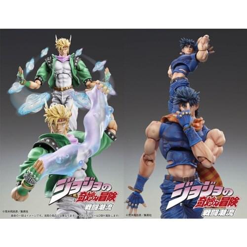 Anime figure MEDICOS Super Action JoJo Bizarre Adventure doll Caesar Joseph Joestar PVC model Collection Toys gift
