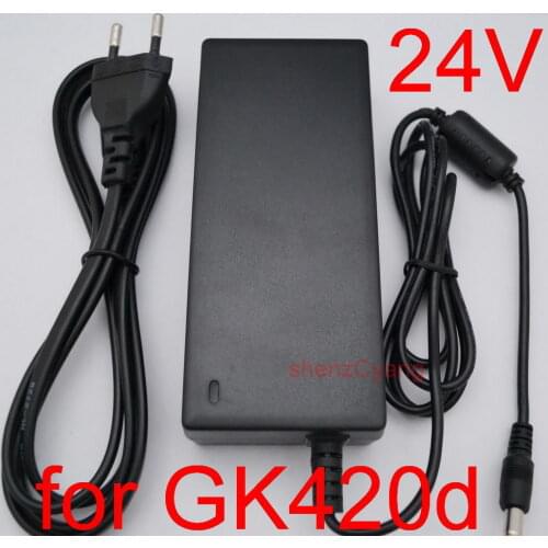 1PCS High quality IC solutions AC / DC 24V Power Supply For Zebra GK420d GX420d GK420t GK420t Printer Adapter