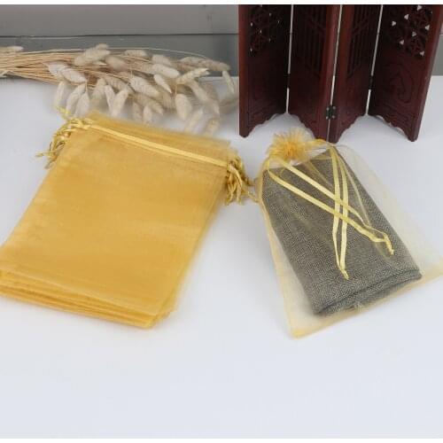 20 Colors Jewelry Bags 20*15cm Wedding Gift Organza Bags Jewelry Packaging Display & Jewelry Pouches Drawstring Rectangle,20 Pcs