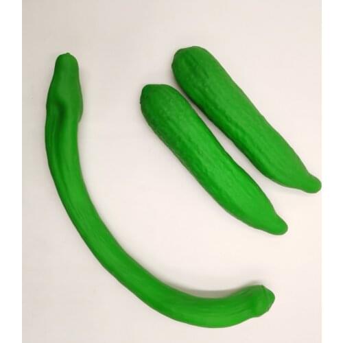 3 pcs/lot Crazy Cucumber Anti Stress Relief Squeeze Toys Slow Rising Squish Cool For Kids Adult Joke Funny Simulation Lifelike