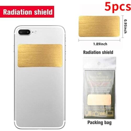 5PCS EMF Protection Cell Phone Anti Radiation Protector Sticker Negative Ions EMF Blocker for All Electronic Devices