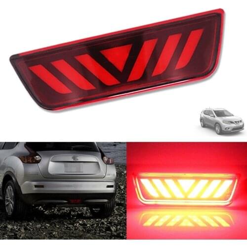 Car LED Tail Light Bright Red Dyamic 3rd Brake Stop Light Rear Fog Lamp For Nissan Juke Rogue Murano 2011 2012 2013 2014 2015