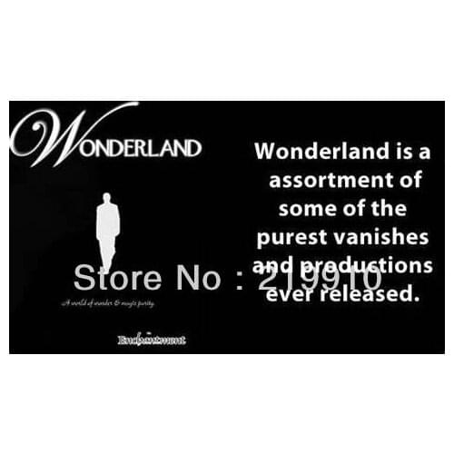 Free Shipping Wonderland ( DVD and Gimmick ) Magic Tricks