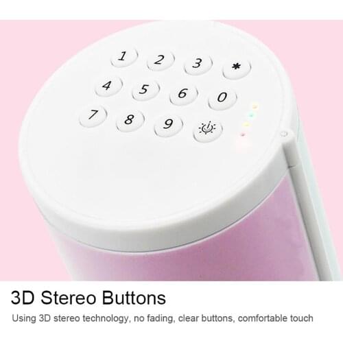 Password Pencil Case Intelligent Box Cartoon Pattern Pen Holder Large Capacity Stationery Box Coded Lock Home Storage Supplies