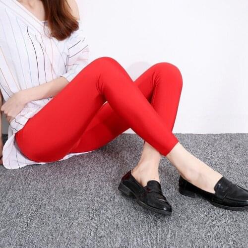 High Elastic Shiny Fitness Legging Trousers Spring Summer Pencil Pants Leggings Sexy Capris Streetwear Spodnie Joggers Pantalon