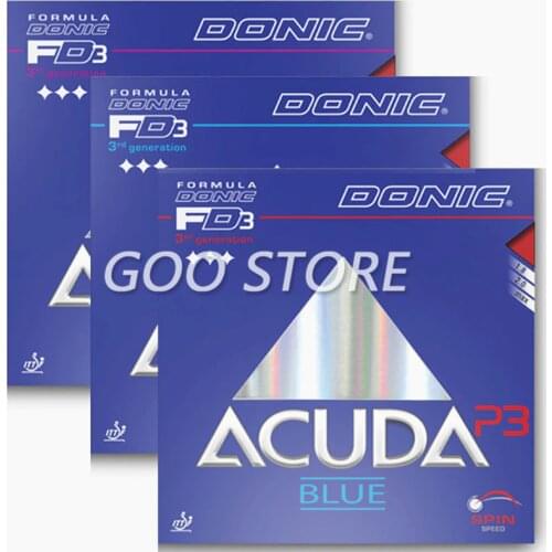 DONIC ACUDA BLUE P1 P2 P3 Blue Sponge Pips-In Table Tennis rubber DONIC Ping Pong Sponge