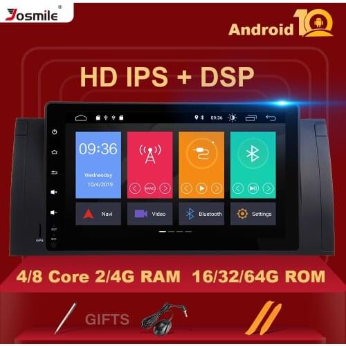 IPS DSP 4GB 64GB 2 Din Android 10 Car Multimedia Radio For BMW X5 E53 BMW E39 Stereo 5 Series Audio GPS Navigation Carplay SWC