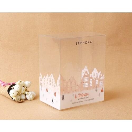 Competitive price custom plastic cosmetic pvc clear box Wholesale comfortable design useful clear pvc gift box ---PX20253