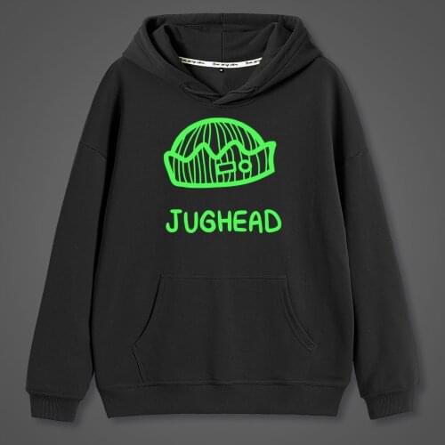 2021 Summer New Riverdale Hat Green Fluorescent Luminous Mens Hoodies Men Retro Sweatshirts intage Raglan sleeves Tracksuits