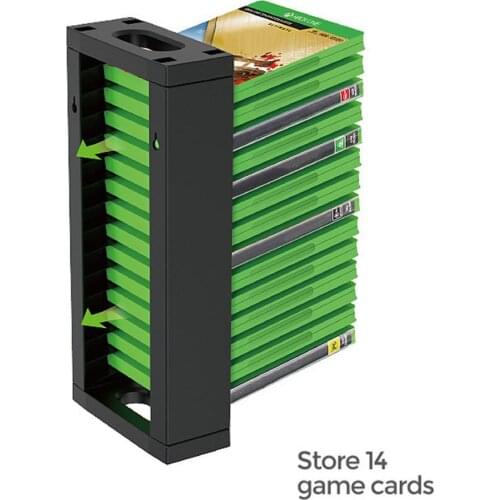 For PS5 Game CD Box Wall Holder Bracket Game 14 Disc Storage Shelf For PS4 For XBOX One Game Console Stand Accessories