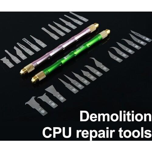 Newest Multifunctioal CPU IC Glue Remover Knife for A8 A9 A10 A11 Thin blade motherboard BGA chip glue Clean Scraping Pry Knife