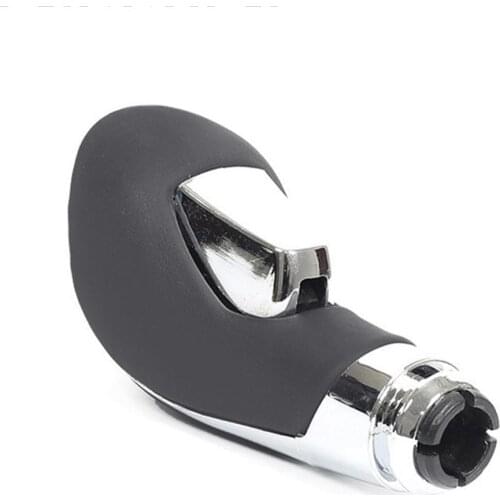 New Car Gear Shift Knob PU Leather Automatic Transmission Auto Shifter Lever For Opel Vauxhall Insignia Buick Regal Black Chrome