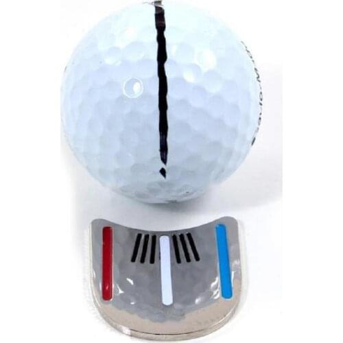 Golf Ball Mark With Magnetic Hat Clip One Putt Golf Putting Alignment Aiming Ball Marker Drop Ship Outdoor Golf Tool Accessories