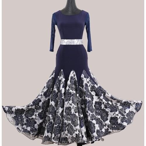 2020 new ballroom dress for Women Competition international standard ballroom dance dress 1 buyer