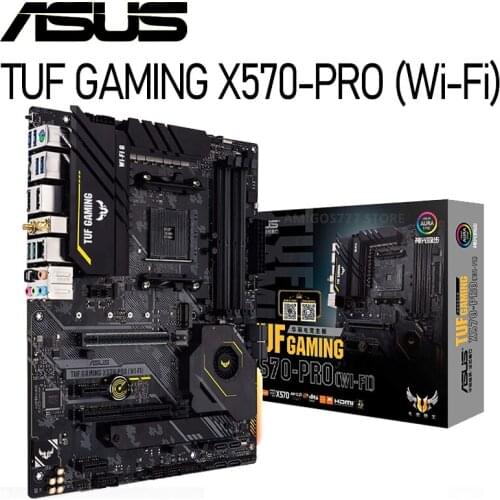 Socket AM4 Asus TUF GAMING X570-PRO(WI-FI) Motherboard AMD Ryzen DDR4 PCI-E 4.0 128GB USB3.2 Gen2 CHAI B550 Gaming Placa-mãe AM4