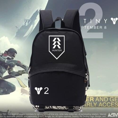 Gamer Backpacks Hunter Warlock Titan Backpack Game Fans Gift School Backpacks NB180