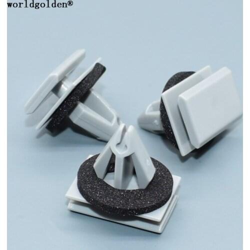 Worldgolden 100pcs auto fasteners Rocker Panel Retainer for GM#15288146,15893516