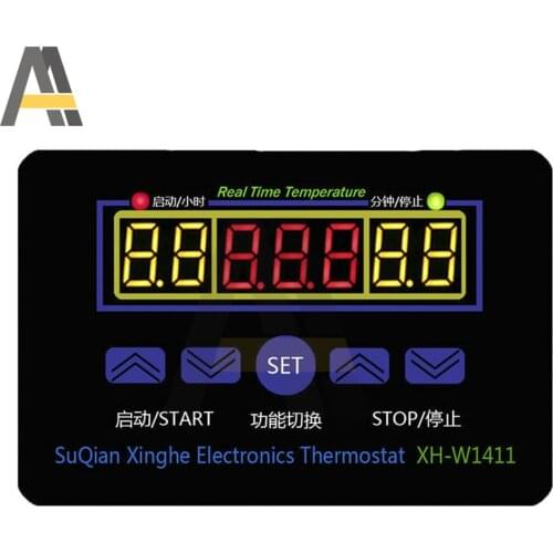 XH-W1411 10A Thermostat LED Digital Temperature Controller AC 110V-220V Switch Thermometer Smart Temperature Regulator DC 12V