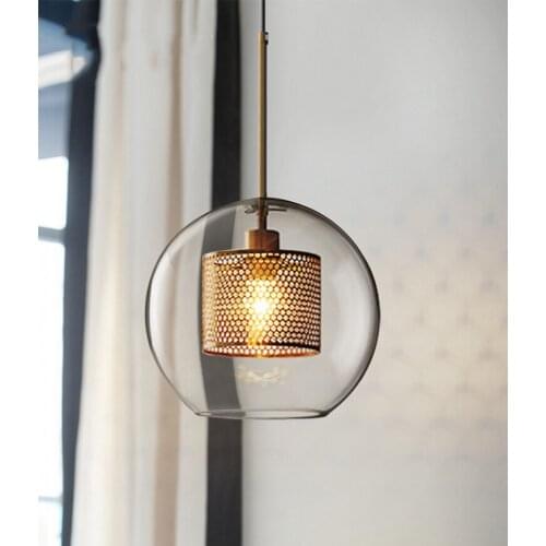 Japan lampen industrieel hanglamp glass LED pendant lights restaurant pendant lights deco chambre luminaria pendente