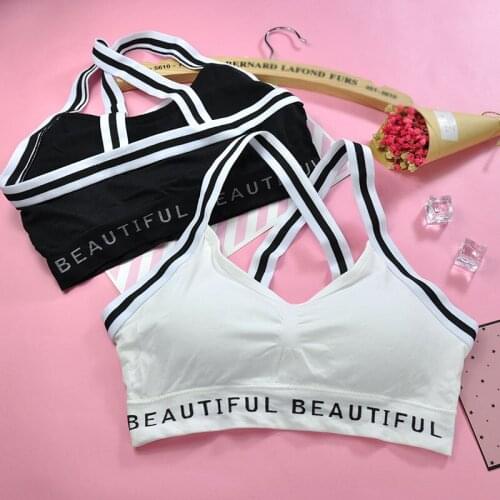 Women Push Up Seamless Bra Tank Top Seamless Fitness Padded Bra Racerback Underwear