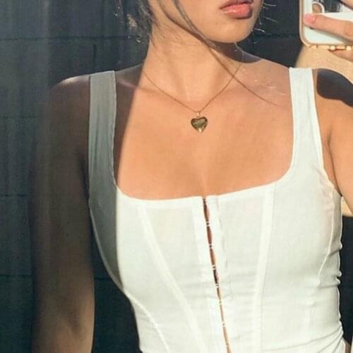 Ladies Summer Corset Tube Tops Sleeveless Strapless Buckle Lace Up Stylish Vest Women Irregular Club Street Backless Crop Top