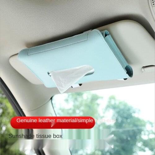 1 Pcs Car Tissue Box Towel Sets Car Sun Visor Tissue Box Holder Auto Interior Storage Decoration for BMW Car Accessories