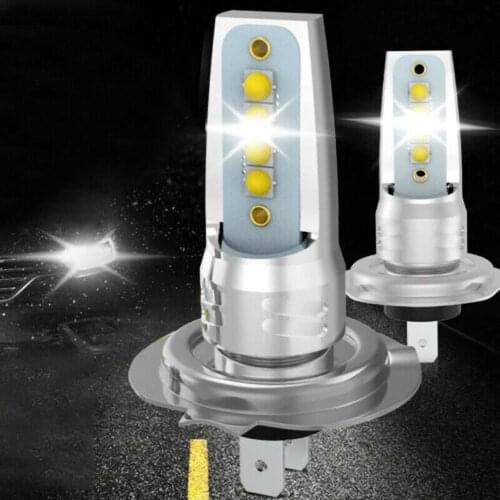 New Upgrade 2PCS H7 LED Headlight Conversion Set Cob Bulb 110W / 20800LM White Low light bulbs Wholesale Quick delivery CSV