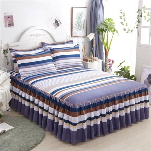 43 new products Double pleated lace Bedspread Fitted Sheet Pillowcases 2/3pcs Luxury Princess Lace Bedding