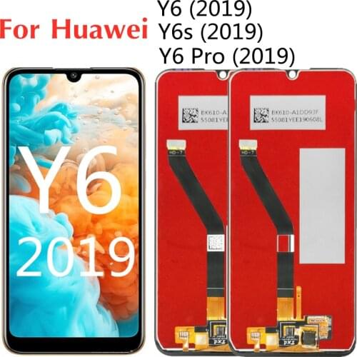 6.09" LCD For Huawei Y6 Y6S Y6 Prime Pro 2019 MRD-LX1 MRD-LX3 MRD-LX2 LCD Display Touch Screen Digitizer Display