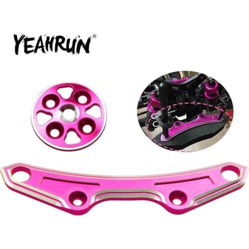 YEAHRUN Aluminum Upper Bumper for RC Sakura D4 1/10 Sakura D4 AWD RWD Sport Car