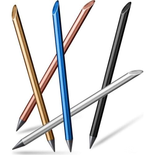 Creative Ink-Free Pen Metal Pen Student Pen Stationery Metal Pen Business Signature Pen School Office supplies