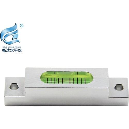 Long horizontal bubble with high precision level bubble