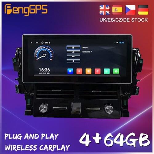 IPS 6G+128GB Android10 PX6 DSP For Toyota Prado 2014 2017 Car DVD GPS Navigation Auto Radio Stereo Video Multifunction HeadUnit