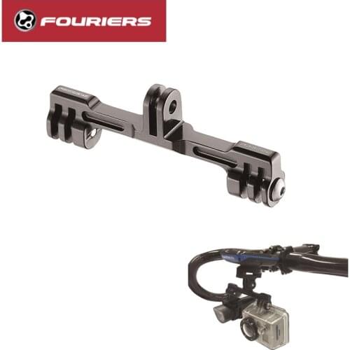 Fouriers GP01 Bicycle Handlebar Expand Support MTB Road Bike Holder for Gopro Sport Camera Convert Mount Into Double Mount
