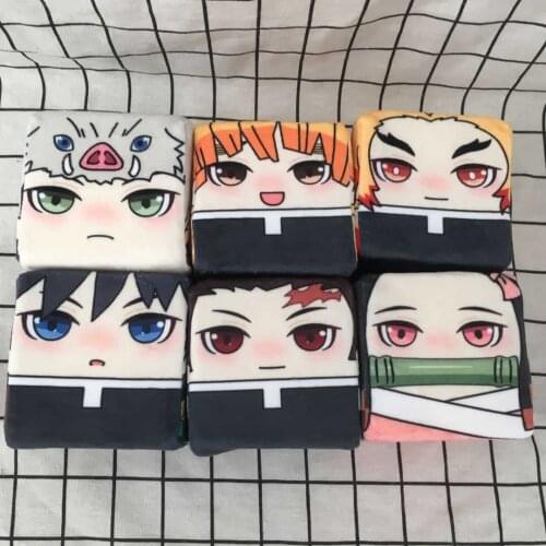 Anime Demon Slayer: Kimetsu no Yaiba Square sponge Cuddly plush Toy gift