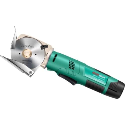 Lithium Battery Electric Scissors cutter for cloth leather fabric textile, tailors electric cutting machine with 3 pcs blade