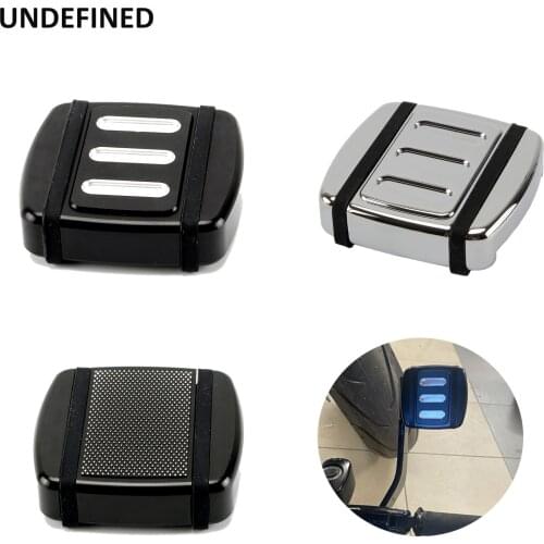Motorcycle Small Brake Pedal Pad Cover Footpegs CNC For Harley Street 500 750 XG500 XG750 FXST Softail FXD Dyna