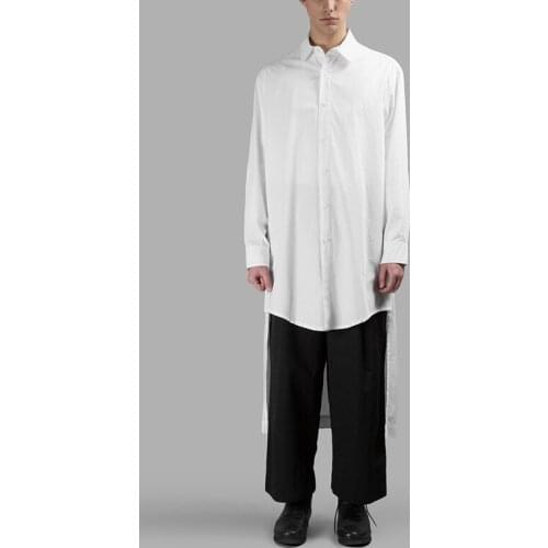 Craiggreen autumn tide with the same super long front shirt short shirt shirt costume ifashion shirt men