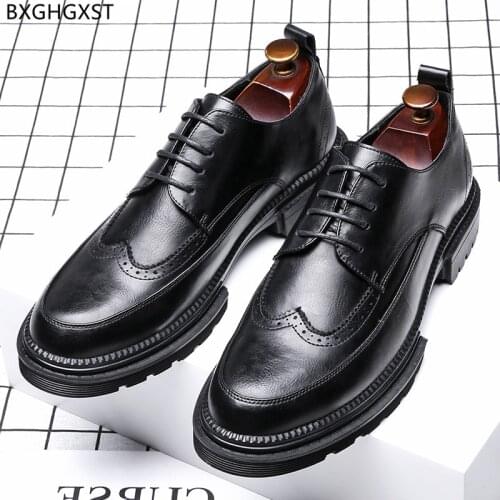 Casual Business Shoes Men Oxford Men Dress Shoes Leather Luxury Brand Wedding Shoes for Men 2021 Chaussure Homme Zapatos Hombre