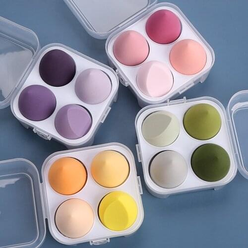 Sweet Color Makeup Sponge Egg Foundation Puff Water Drop Shape Chamfer Cut Cosmetic Beauty Sponge MakeupTools