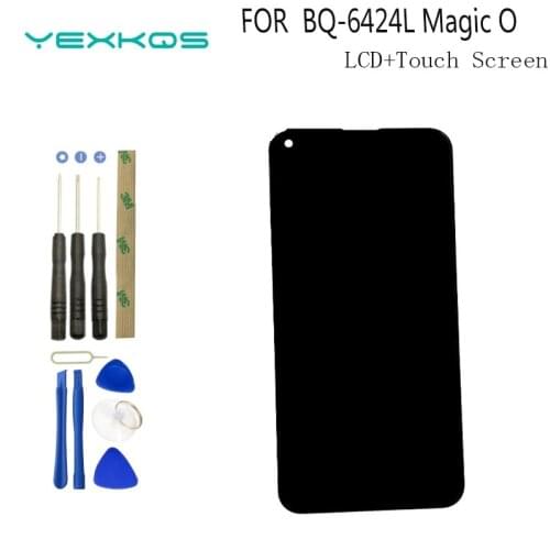 New LCD Display For BQ Mobile BQ-6424L Magic O LCD Display + Touch Screen Digiziter Assembly With Tools