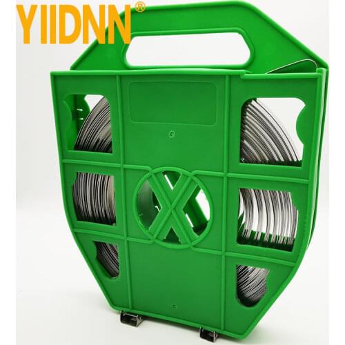 SS304 Stainless Steel Band Coil Strapping,1/2'' Width*0.020'' Thick,50m Roll,12.7mm*0.5mm*50m in Green Tote