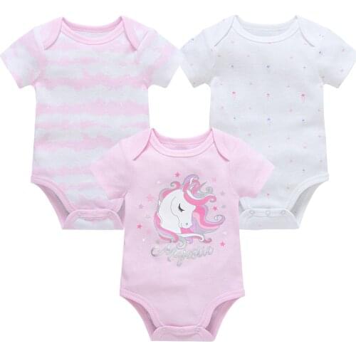 Honeyzone Baby Girl Clothes Body Bebe Fille Twins Cute Animal Cartoon Print Ropa Recien Nacido Baby Announcement Onesie Baby