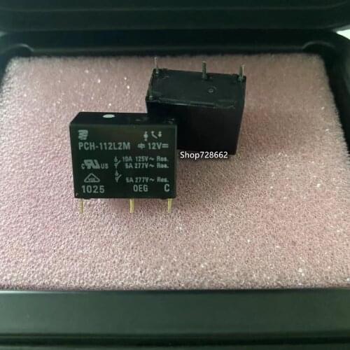 PCH-112L2M PCH-124L2M 5A 4PIN ORIGINAL 10PCS/LOT 12V 24V RELAY Free Shipping electronic Components kit