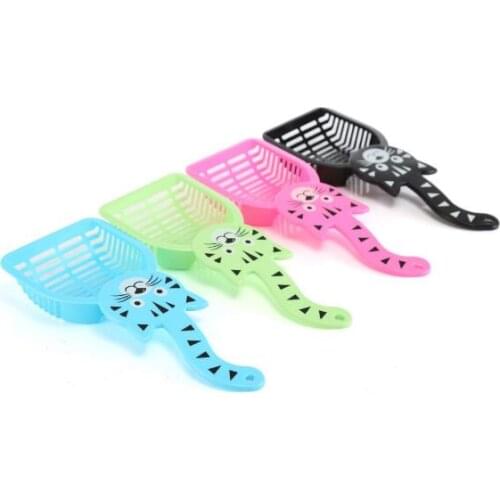 Pet Supplies Dog Puppy Cat Kitten Plastic Cleaning Tool Scoop Poop Shovel Waste Tray For Pet Products Supplies