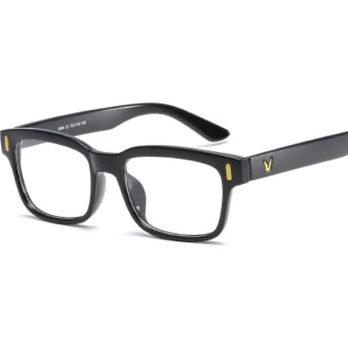 Retro Color V Square Fashion Glasses Frame for Women Glasses Female Plastic Transparent Optical Glasses Frames