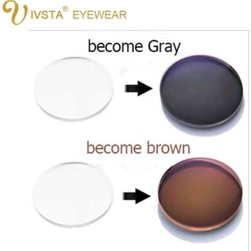 IVSTA Tinted Sunglasses Photochromic Lenses Men Women Diopter Degree Optical Prescription anti-Scratch 1.56 1.67