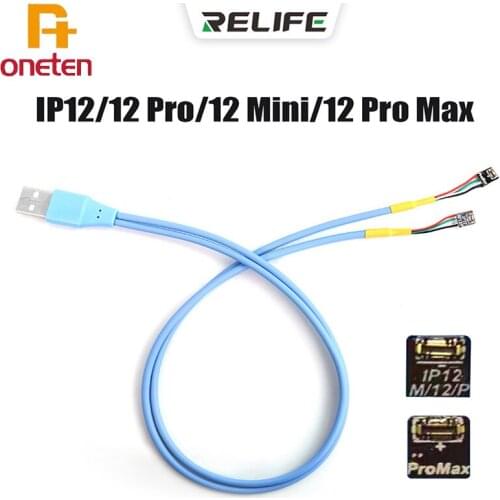 SUNSHINE RL-908C DC Power Supply Cable For iPhone 12 Mini PRO MAX 12Mini 12Pro Boot Current Testing line Phone Service